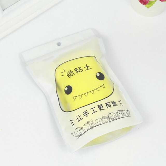 100g Licht Papier Klei Lizun Genoeg Grote Volume Zachte Monster Papier Klei Plasticine DIY Kid Speelgoed Tekening Slime blauw Polymeer: 1