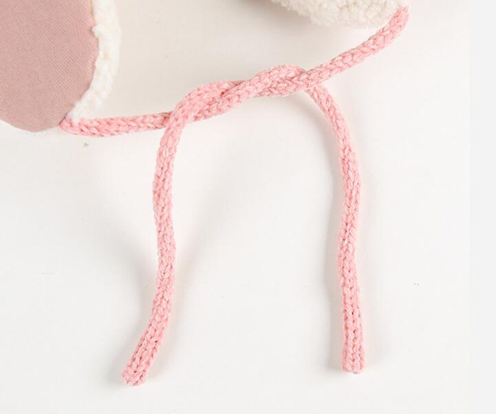 Winter Warm Children Kids Windproof plus velvet Fleece Earflaps Protection Solid Hat+Scarf Sets Cartoons Bear Hat