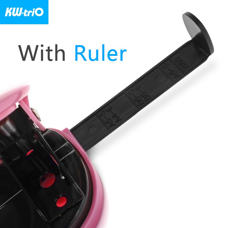 KW-triO 2-Hole Paper Punch Notebook Round Hole Puncher DIY A4/A5/A6/B5/B6 Paper Drilling Book Puncher Office Supplies