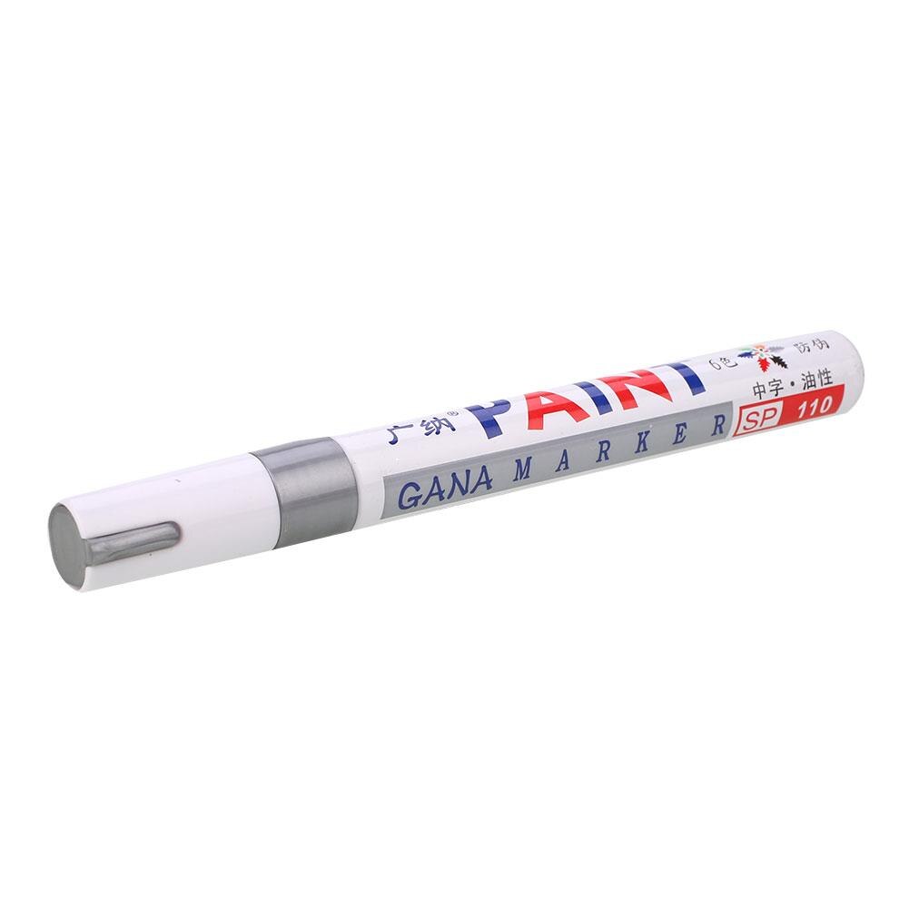 Repair Pen Permanent Permanent Car Car Scratch Repair Pen Remover Painting Paint Marker Pen Universal Waterproof Tire: silver color