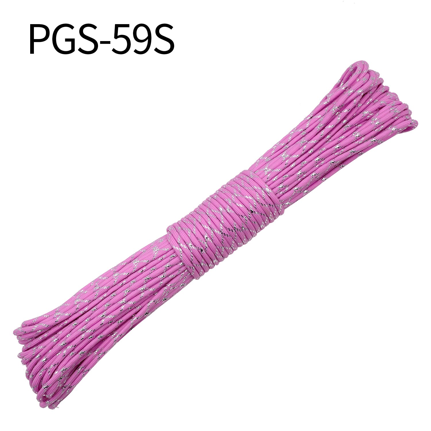 YOUGLE Metallic 550 Paracord Parachute Cord Lanyard with Sparkle Glitter Tracers for Wrap Decoration DIY Crafting: PGS-59S
