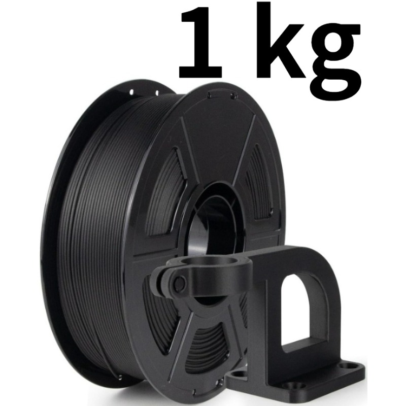 Filament PETG en Fiber de carbone 1.75mm, Filament PETG-CF résistant à l'usure et à la chaleur, excellente adhérence intercalaire PETG 1kg/250g: Bleu