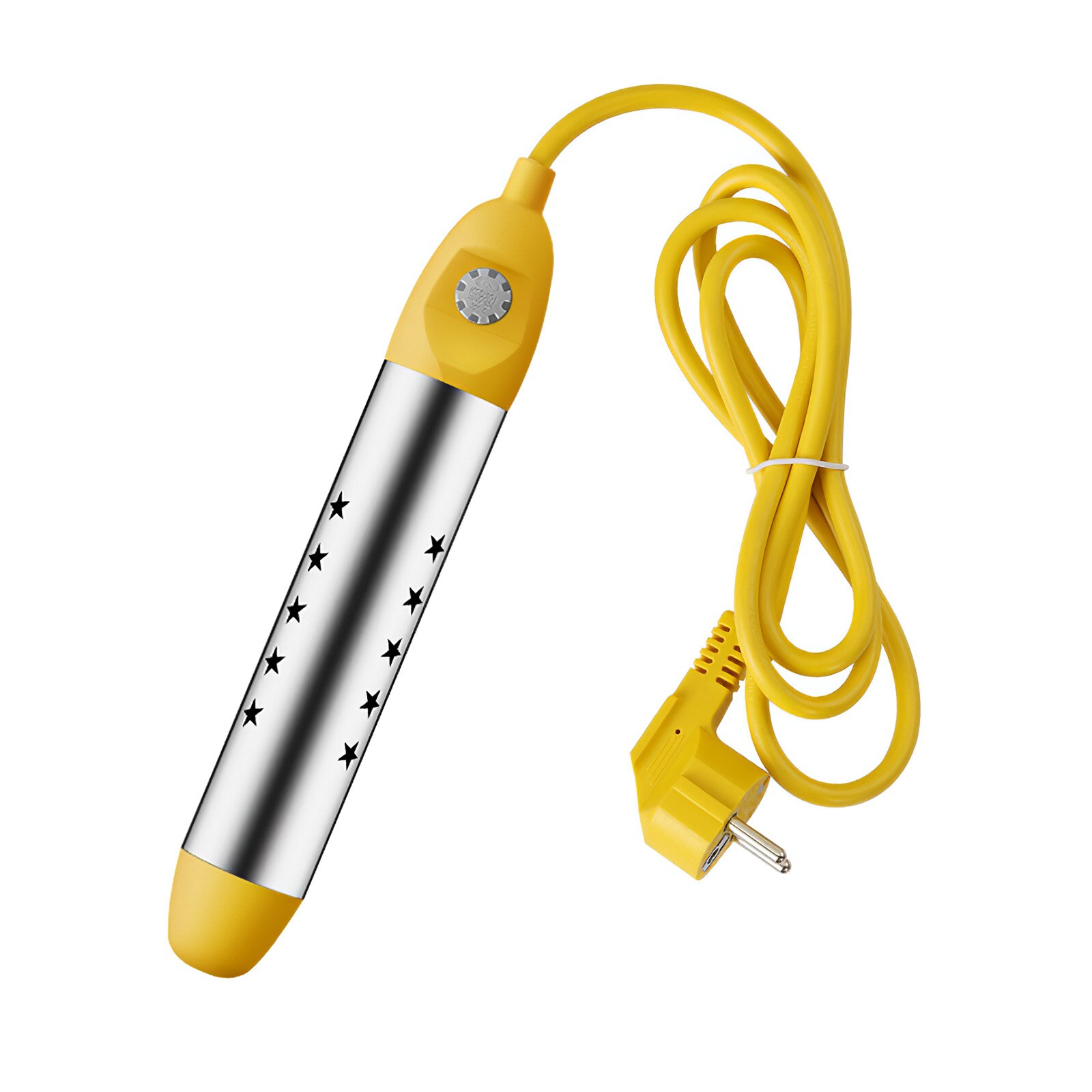 Automatic Power-Off Mini Electric Water Heater Fast Heating Boiling Bath Water Tool Heating Water Machine Heating Rod: EUplugAnti-scalding