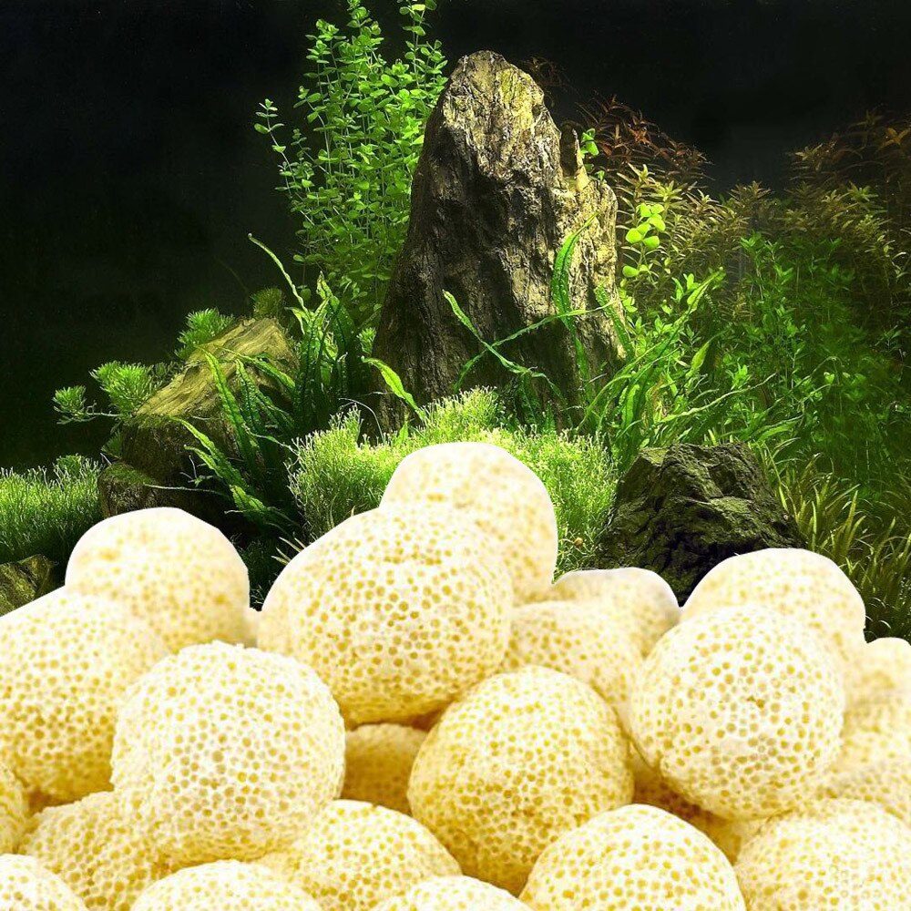 Aquarium Poreuze Keramische Filter Media Netto Zak... Vicedeal