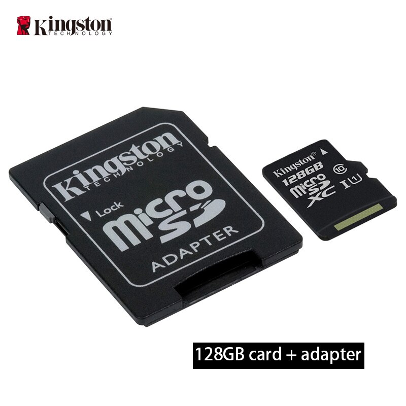 kingston Memory Card 8GB 16GB 32GB 128GB 64GB Micro sd card Class10 flash card Memory Microsd TF/SD Card adapter / card reader: 128GB  adapter