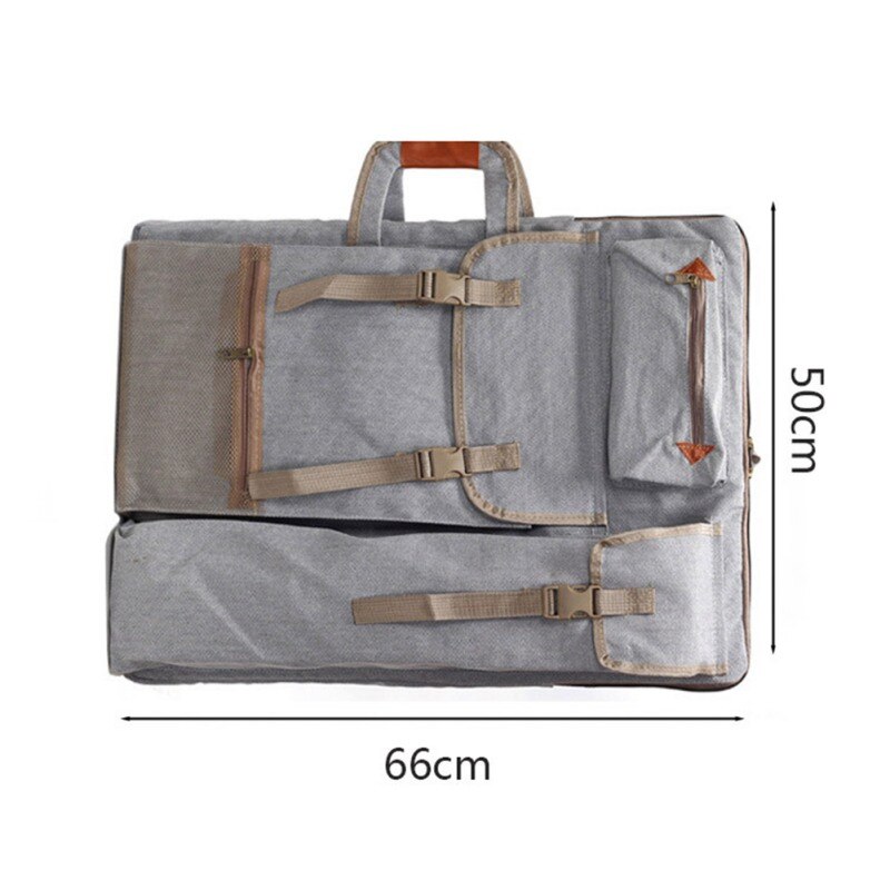 4K toile artiste portefeuille porter sac à bandoulière multifonctionnel planche à dessin sacs pour dessin croquis peinture Pack