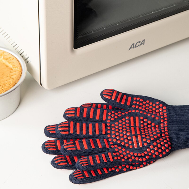 Gants multifonctions pour four à micro-ondes, maniques à poignée pour barbecue, résistant à la chaleur, ignifuge, pour la cuisson, outil de cuisine