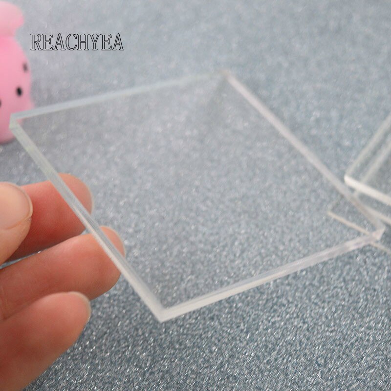 Plexiglas gennemsigtig klar plastplade akrylplade 1mm akryltykkelse perspexplade skåret plastplade