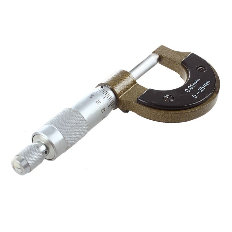 Maskinister 0-25mm måler tykkelsesmåler mikrometer skrue