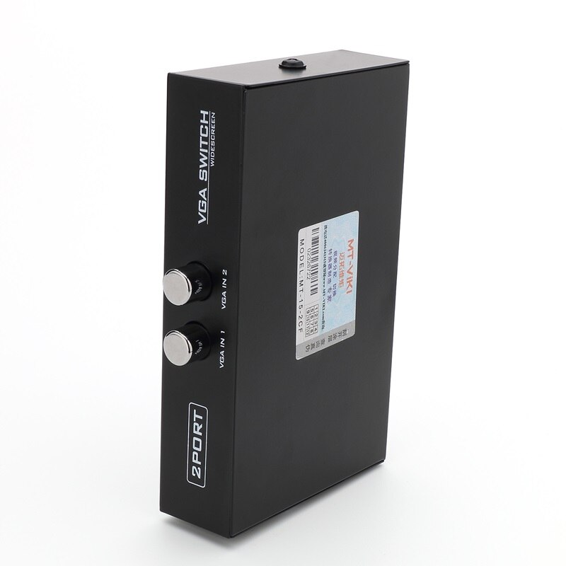 Vga switch widescreen vga 2 in1 ud mini 2 port vga monitor lcd pc videodeling konverter