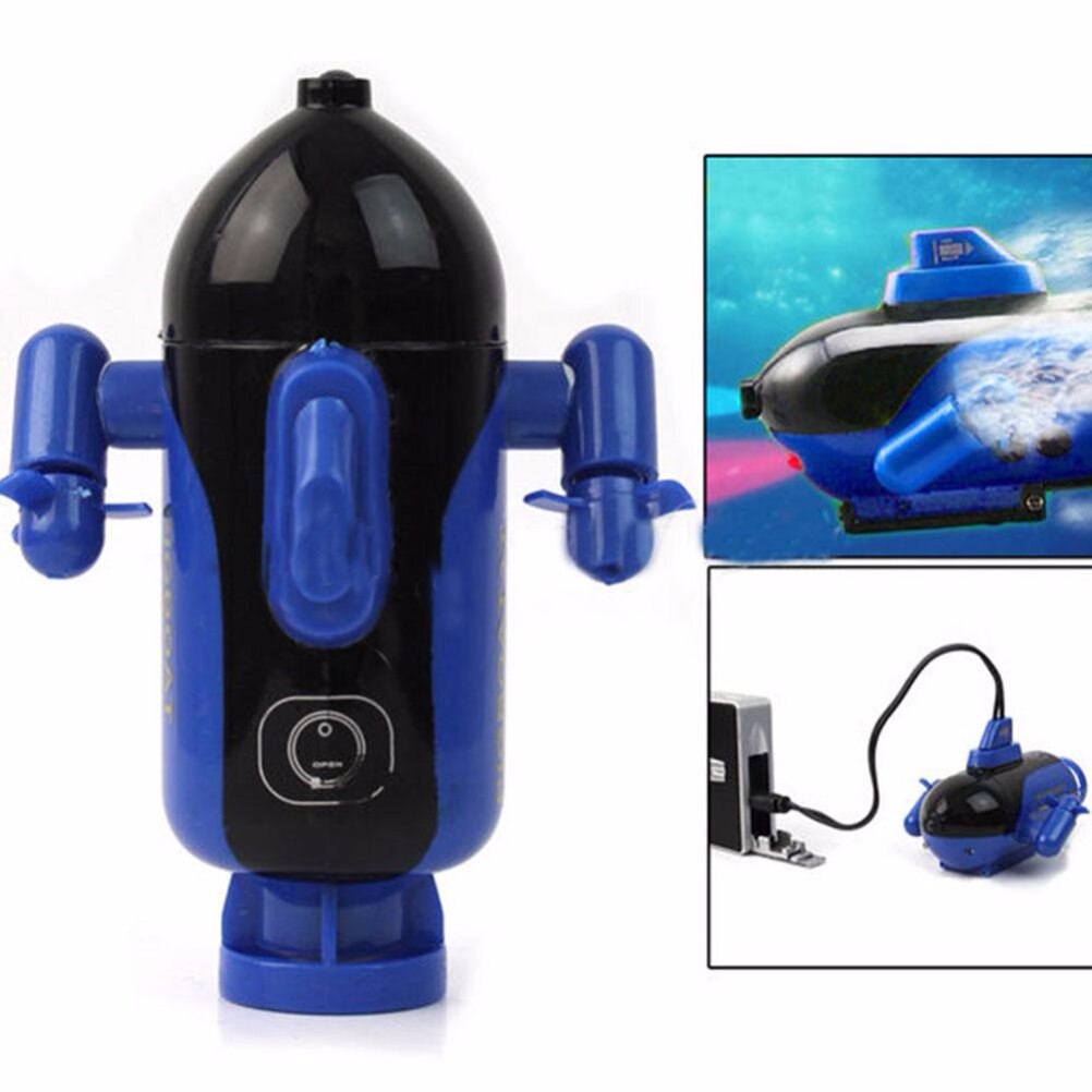 Mini RC Boat RC Submarine Toy Underwater Submarine Bath Toys Remote Control Boat In Bathtub Pools Lakes Boat for Kids