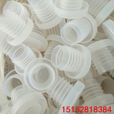 Wooden cork wine stopper solid wood polymer wine bottle stopper caps: plastic 30pcs
