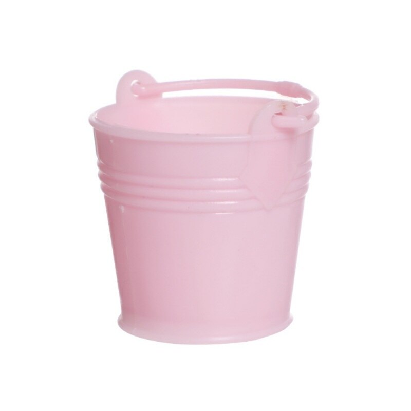 Small Plastic Metal Buckets Mini Pails With Handles For Party Favors Candy Votive Candles Trinkets Small Plant Container Product