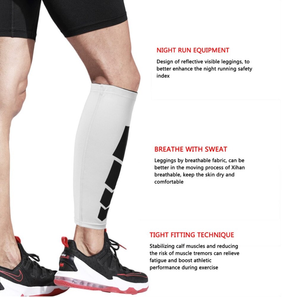 Men Sports Leg Calf Leg Brace Support Stretch Sleeve Compression Exercise Women Ease Cramping Fit Comfortably Calf Muscle