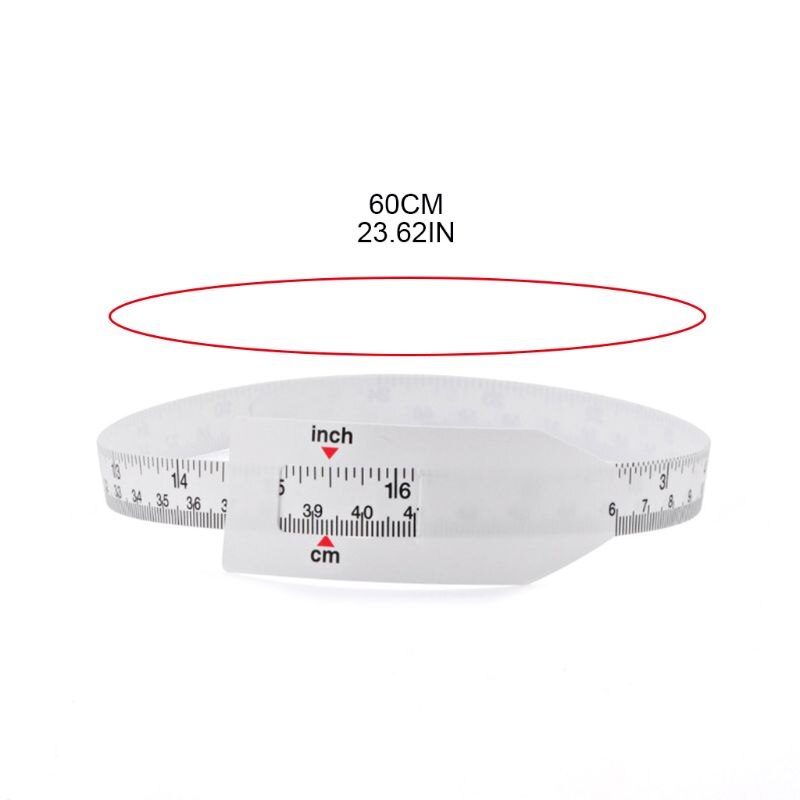 3 st 60cm/24 tums huvudmätband tejp baby huvud omkrets mått linjal för barn spädbarn tillbehör  g8tb