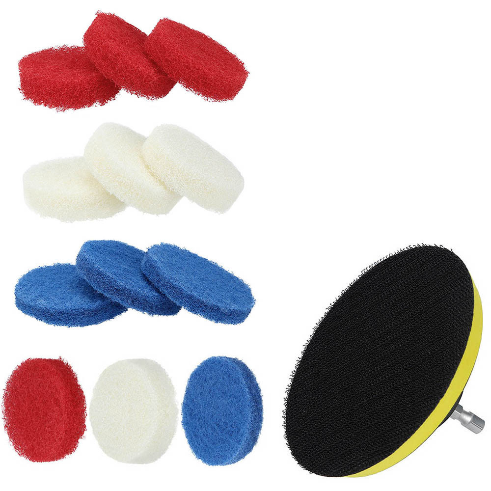 Coche Kit de pulido 3 almohadillas + 1 Placa de herramientas pulido limpiador eléctrico taladro eléctrico de auto cuidado para la depilación Kit abrillantador de coche
