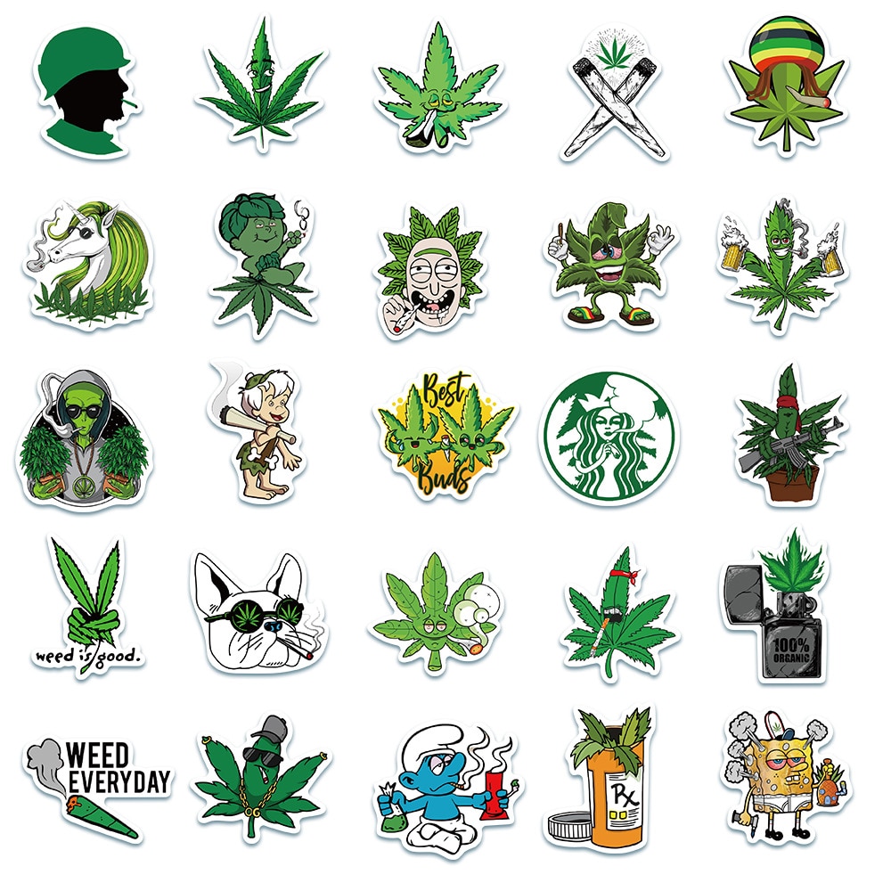 10/30/50PCS Waterproof Sticker Helmet Luggage Laptop Tablet PC Electric Car Skateboard Decoration