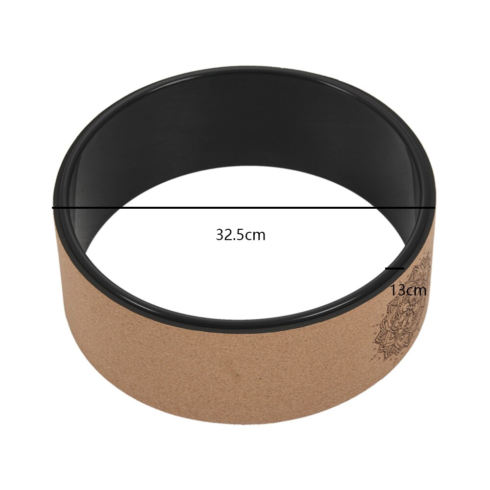 Yoga Wheel Pilates - TPE Material - Lotus Buddha Design - Back Training Tool - Fitness Bodybuilding