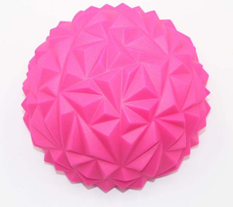 16cm Yoga Half Ball Toy Inflatable Sphere Stepping Stones Outdoor Toys Indoor Games for Kids Balance Hemisphere Ball: Pink-A