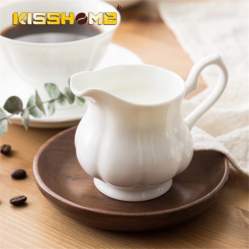 Britse stijl Melk cup koffie set keramische melk pot melk pot bone China Europese huishoudelijke melk cup kleine melk cup
