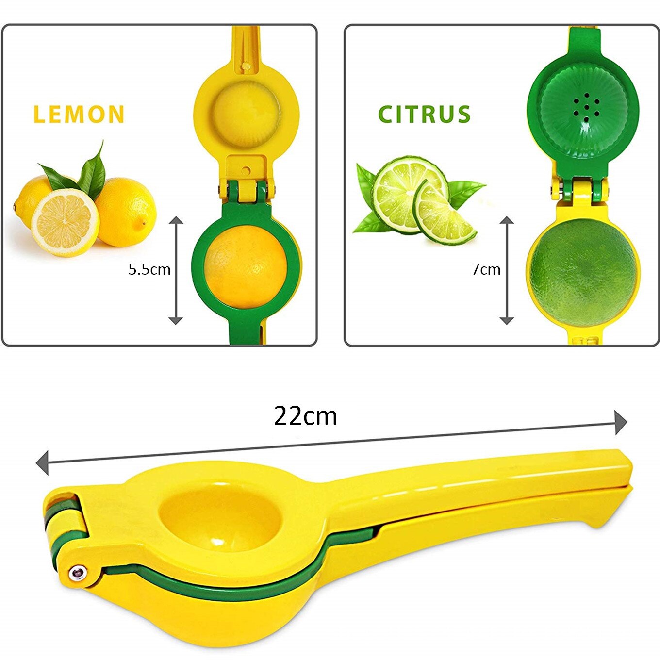 Manual Juicer Citrus Lemon Squeezer Manual Citrus Press Juicer Fruit Juicer Aluminum alloy Hand Juicer Kitchen Tool