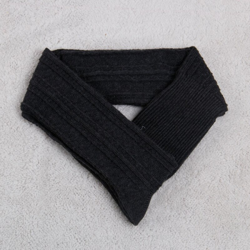 Gebreide overknee sokken dames herfst winter warme lange kousen effen kleur zwart grijs koffie kleur sokken: Donkergrijs