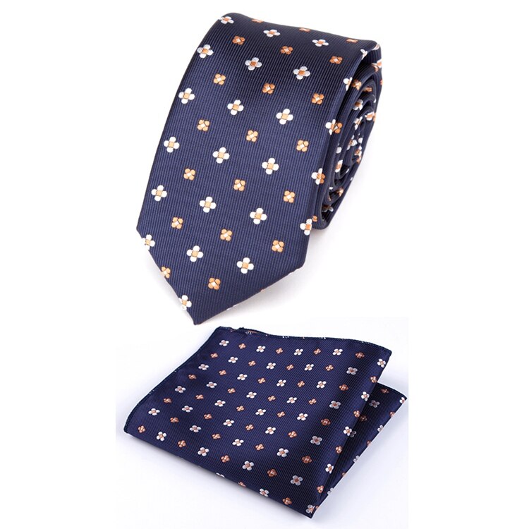 XGVOKH – ensemble de cravates pour hommes, nouvelle , cravate Hanky, points rayés, cou, cravate Slim, accessoires pour mariage, fête sociale: LD-SU1026