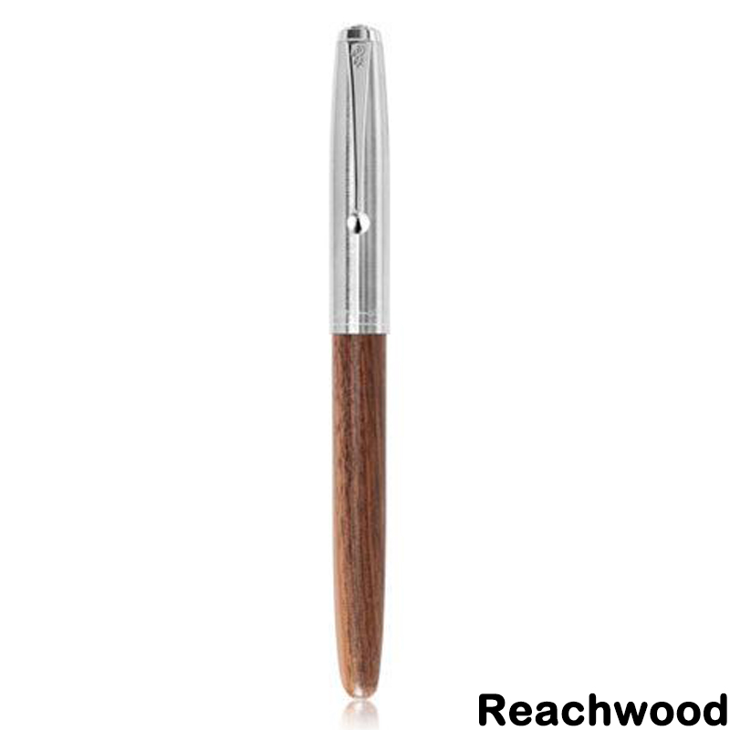 Jinhao 51A Wooded Fountain Pen Luxury Calligraphy Ink Pens EF/F Nib Writing School Office Supplies Stationery: Light Grey / EF