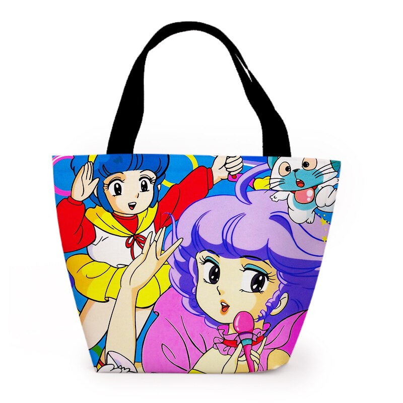 Bolsas de almuerzo portátiles Mami cremosas japonesas para mujeres, bolsa de almuerzo de aislamiento fresco, bolsas de Picnic, caja de almuerzo, bolsa portátil con aislamiento fresco: 84