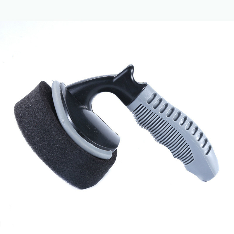 Cera herramientas para el auto automóviles, tapicería, esponja, neumático, espuma de limpieza, toalla, trapo, fibras finas, tapón, arcilla, cera, pulido. tinted window cleaning: Naranja
