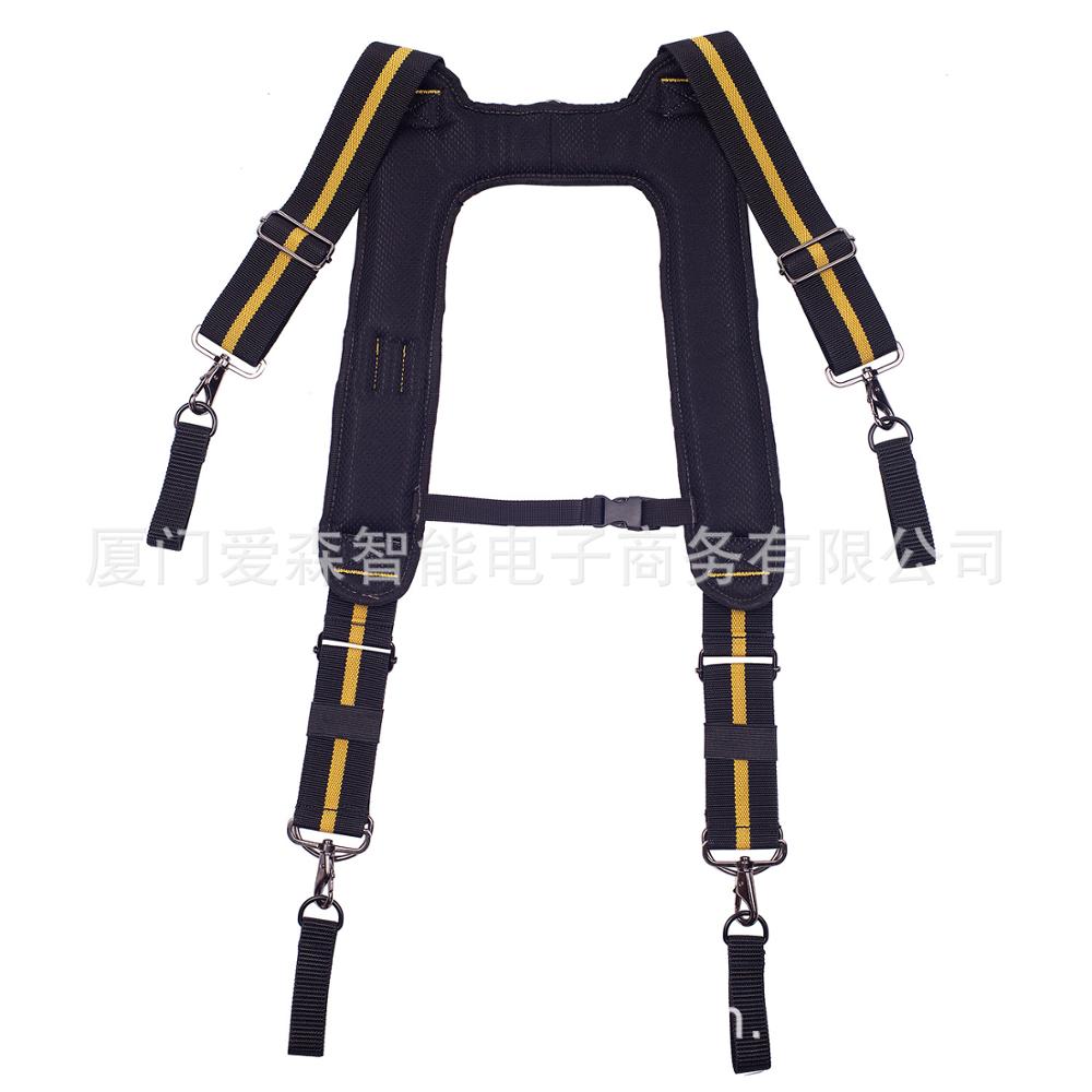 Men Type H Engineering Tools Strap Strapsen Mitigate Waist Heavy Multifunction Men Suspenders Tooling Harness Tool Brace Magnet