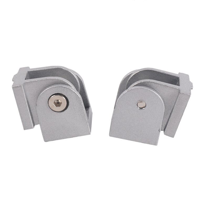 2Pcs Aluminum Alloy Pivot Joint For Aluminum Extrusion Profile Series Flexible Pivot Joint 3030 Aluminum Profile