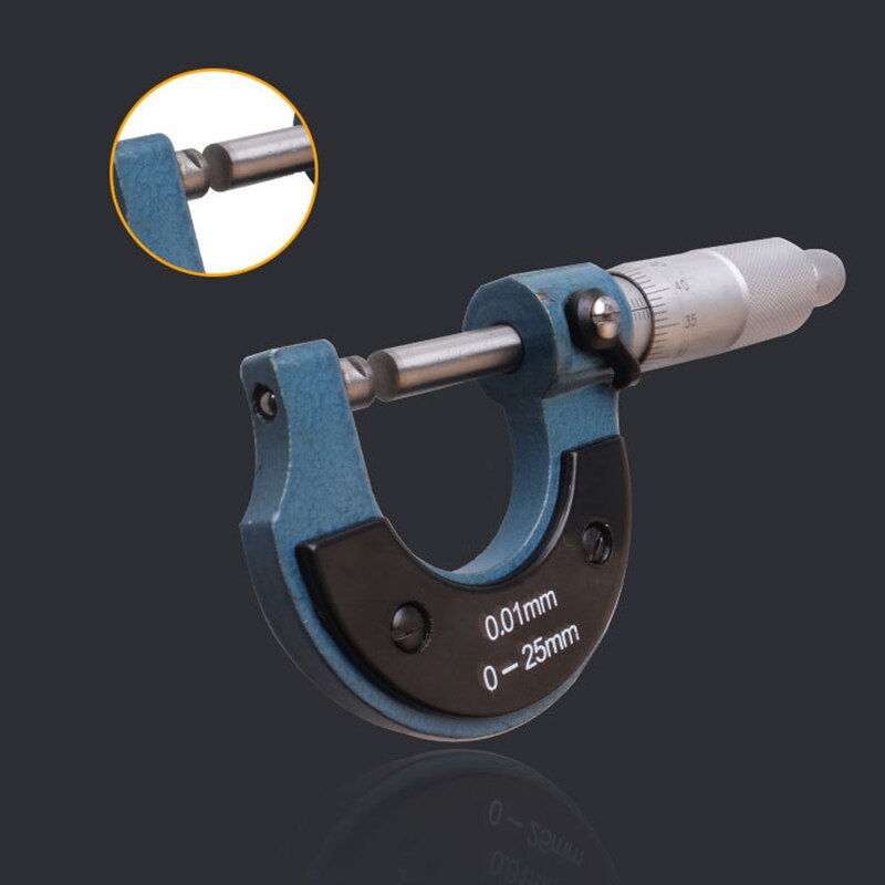 Gauging Tools 0-25mm outside micrometer Metric Gauge Vernier Caliper thickness Measuring Tools High-precision Measurement Tool