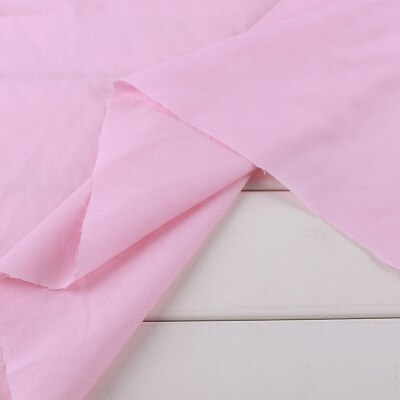 Buulqo 50x140cm 100% algodão tecido liso para forro de roupas material diy acessórios artesanais: Rosa
