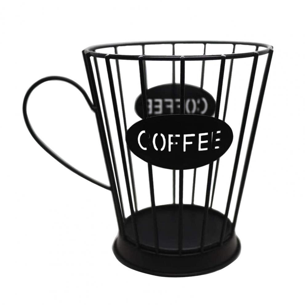 Universele Koffie Capsule Opslag Mand Koffie Cup Mand Vintage Koffie Pod Organisator Houder Zwart Voor Home Cafe Hotel