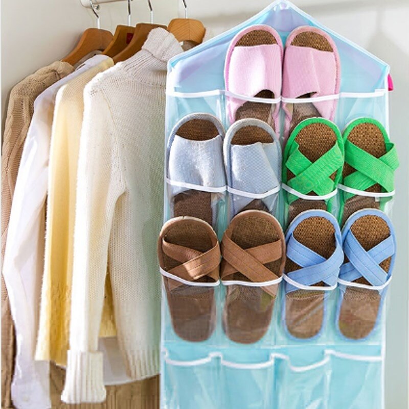 16 Taschen hängend Lager Tasche Schrank Mauer Tür Schlafzimmer Wandschrank Halter Organizer Schrank Lager