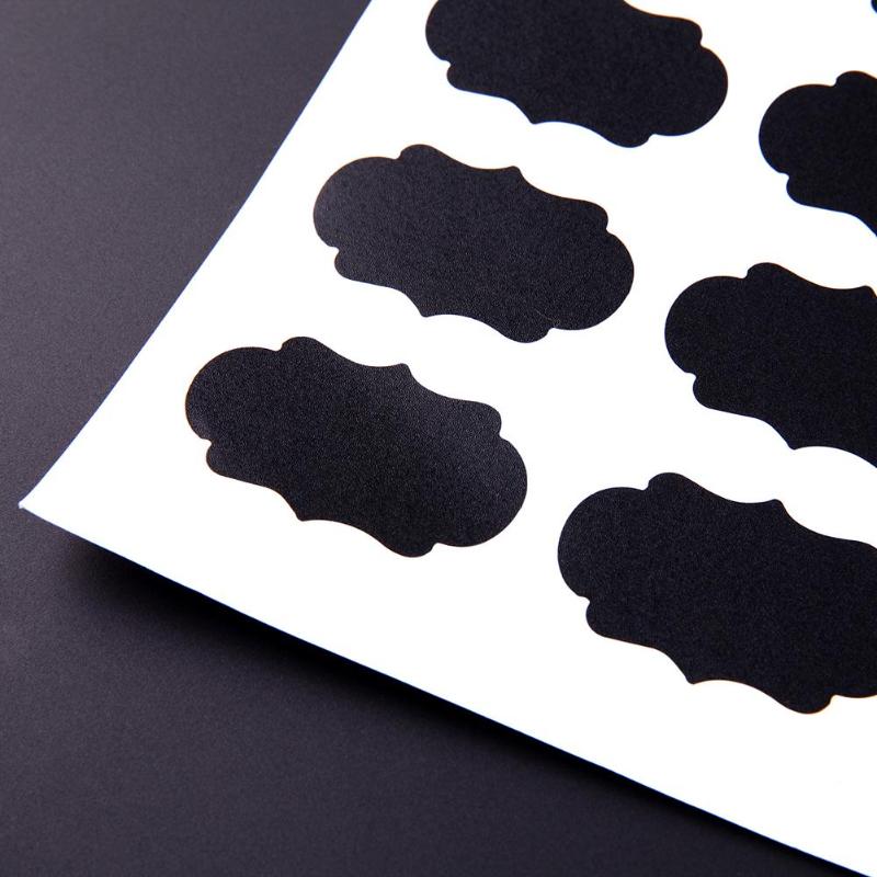 15 Stks/set Craft Labels Blackboard Sticker Schoolbord Plakken Decals Voor Keuken Jar Box Organizer Muurstickers Home Decor