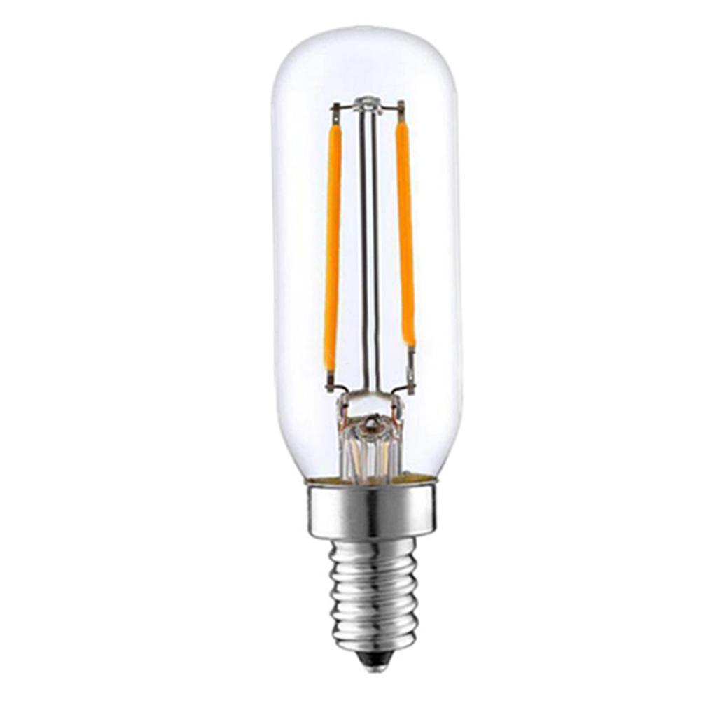 E14 Base LED Candelabra Light Bulbs 2W 110V Edison Filament Light Bulb Tubular Shape Bent Tip Incandescent Replacement