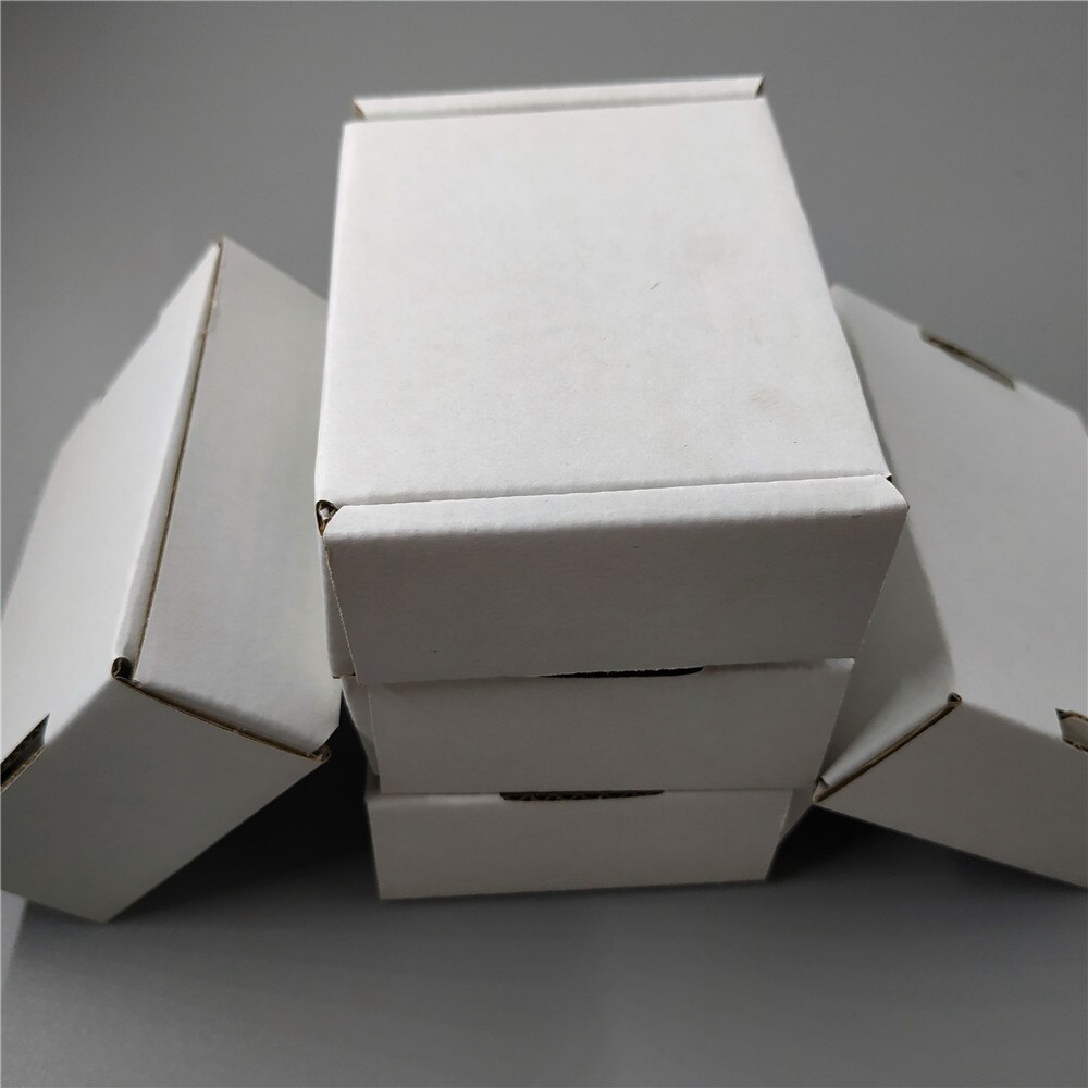 9*5*4m 50pcs small white Packing carton Boxes Soap Packaging Storage Package Mailing Box