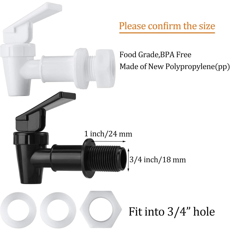 Rvs Drank Water Drink Dispenser Duurzaam Vervanging Push Stijl Spigot Kraan Food Grade Gepolijst Afgewerkt