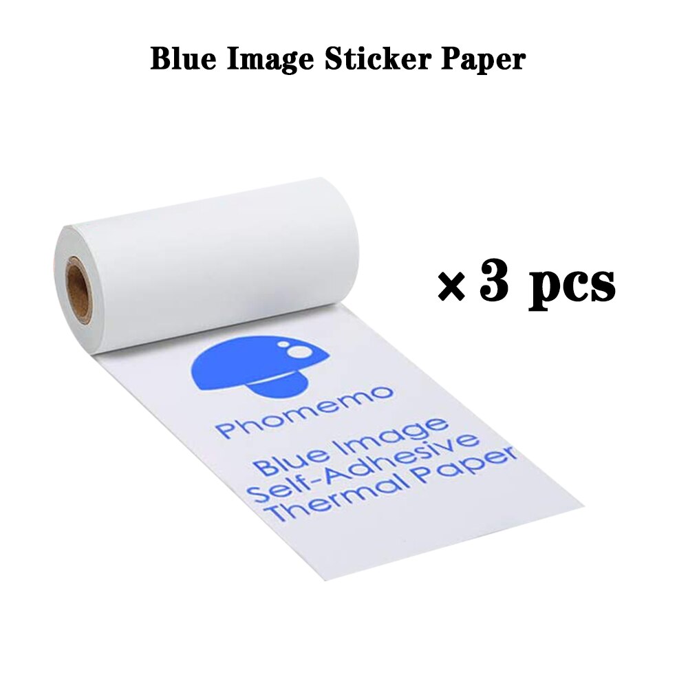 Papier phomémo imprimable, pour imprimante thermique, rouleau auto-adhésif, pour phomémo M02/M02S/M02Pro, étiquettes,: Paper 6