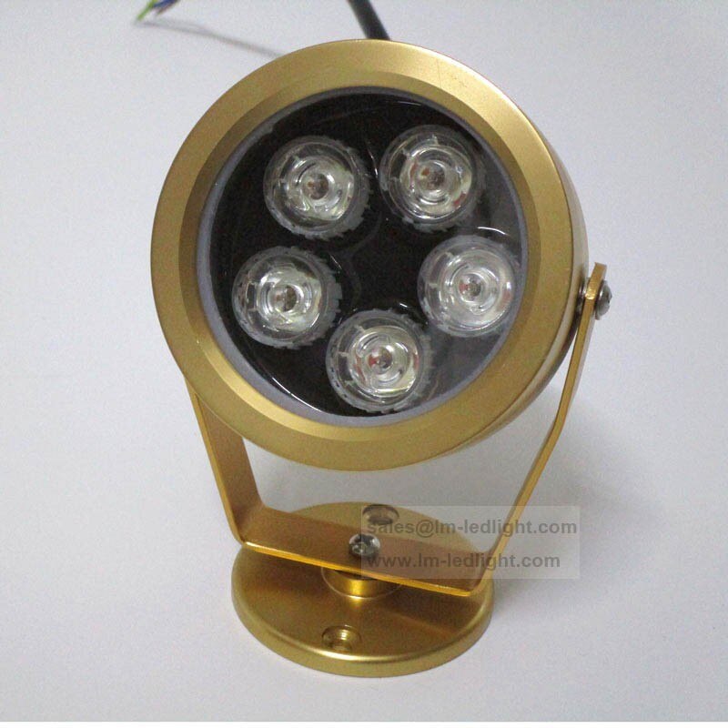 12V LED Garden Lights 5W outdoor spotlight yellow blue green white pink lampadaire exterieur poteau