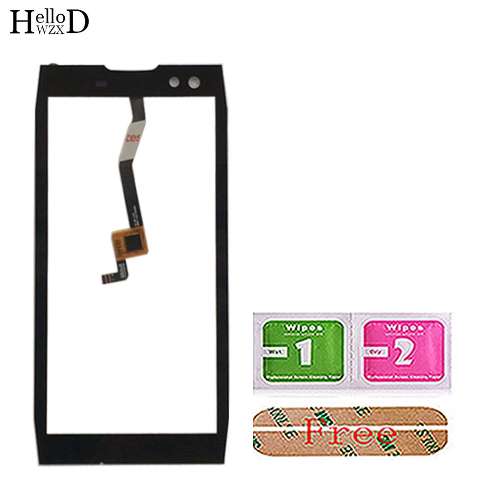 Mobiele Touch Screen Panel Voor Doogee S40 S50 S55 S60 Touch Digitizer Panel Voor Glas Lens Sensor Touchscreen 3M lijm Doekjes