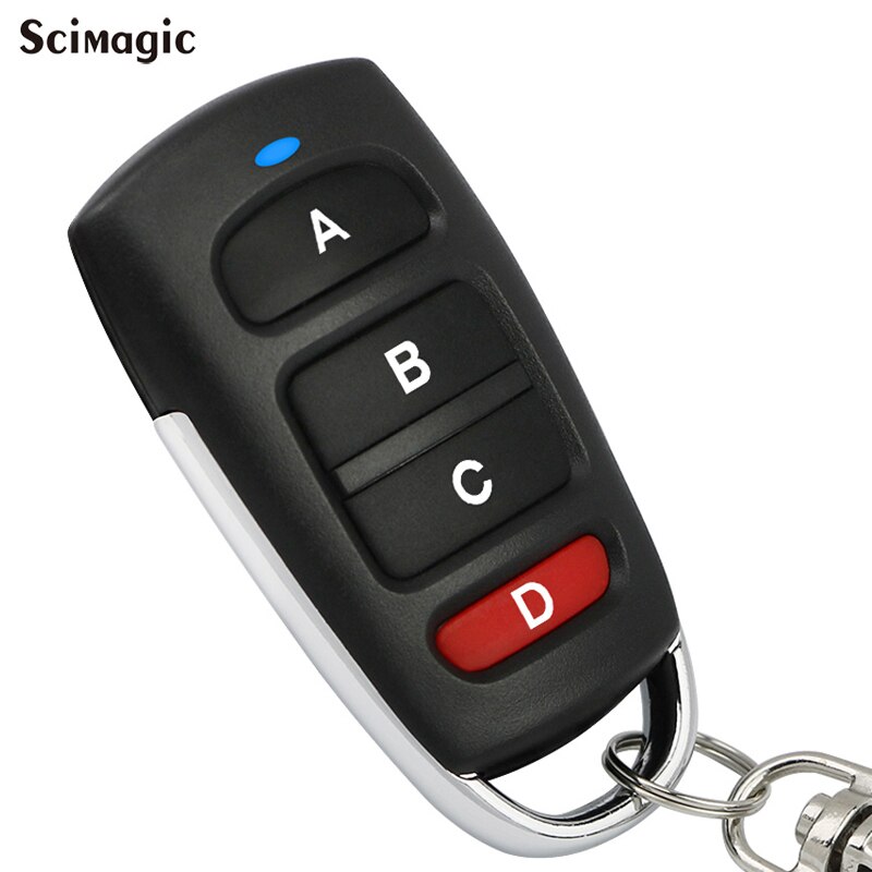 Garage gate remote control 433mhz fixed code cloning copy key fob transmitter