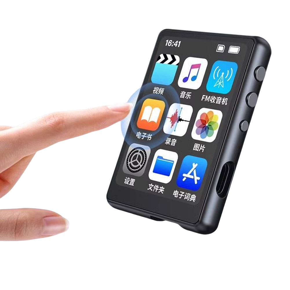MP3 MP4 Player HiFi MP4 with Speaker Bluetooth-Compatible Portable MP3 Player Support FM Radio Recording E-Book
