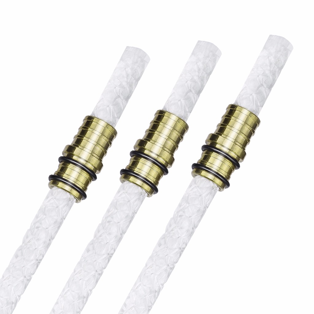 Kit de antorcha de botella de vino 4 paquetes, incluye 4 mechas de antorcha de larga vida, montaje de mecha de latón arte naturaleza hogar Decoración