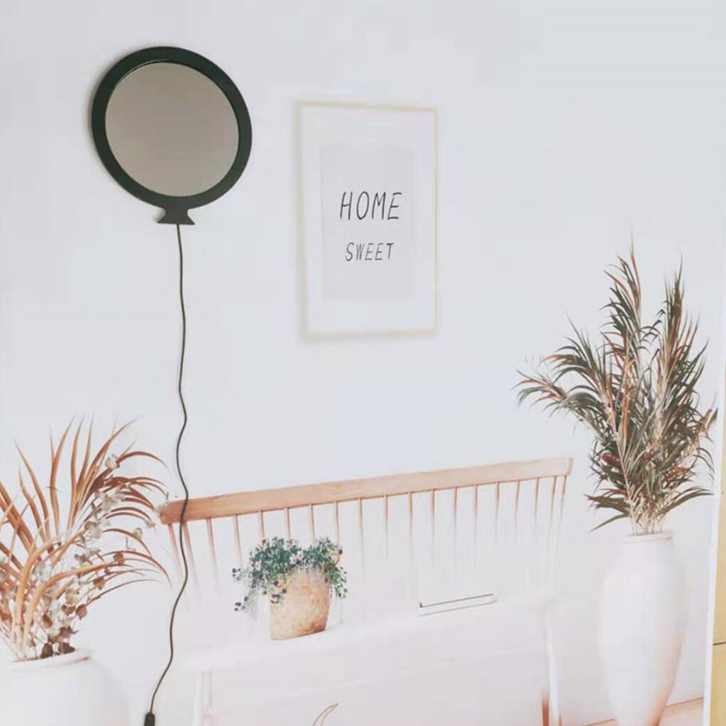 magic mirror makeup mirror with light moon wall lamp living room entrance bathroom decorative mirror wall lamp