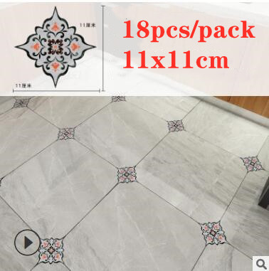 18 pz Autoadesivi Piastrelle Adesivi Durevole Impermeabile PVC Arte Diagonale Pavimento Decalcomanie Della Parete Backsplash Applique fai da te Casa Decorativa: Rosa