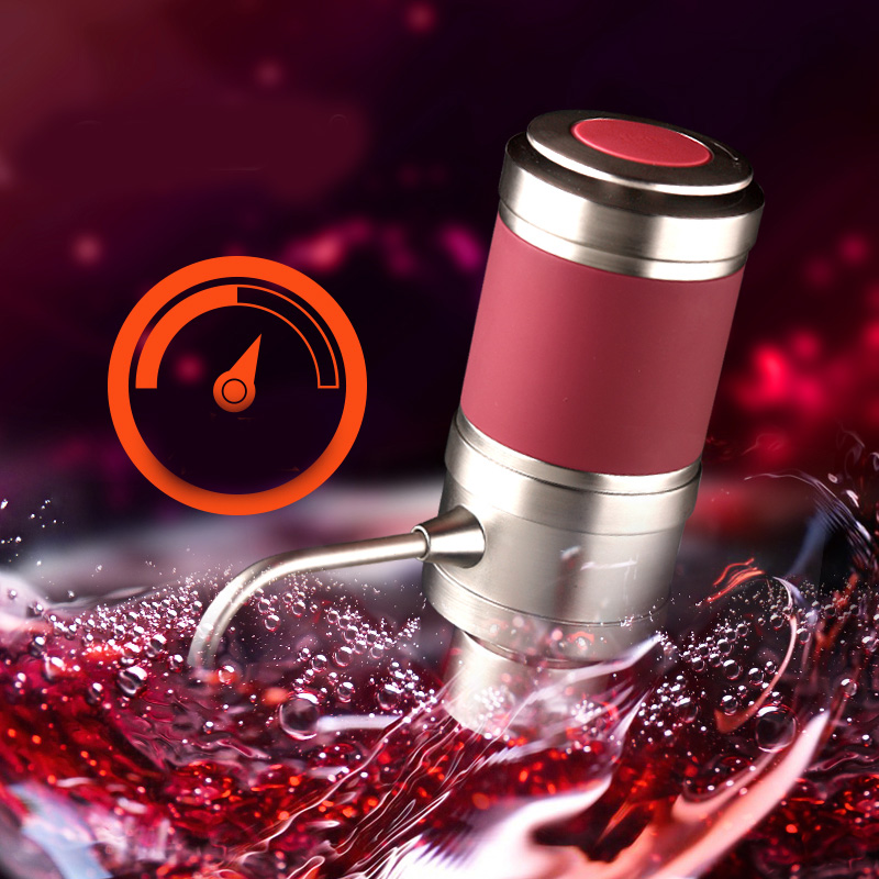 Bedste vin hælder elektrisk rødvin karaffel homebrew pumpe stil cider apparat vin aerator vin tilbehør