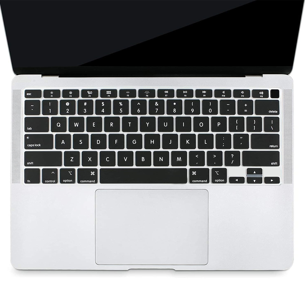 Keyboard Cover For MacBook Air 13 inch Release A2337 M1 A2179 with Touch ID Waterproof Protective Silicone Skin